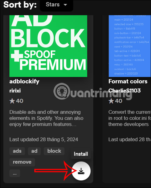 Tips for using Spicetify to change the interface and install utilities for Spotify Picture 7