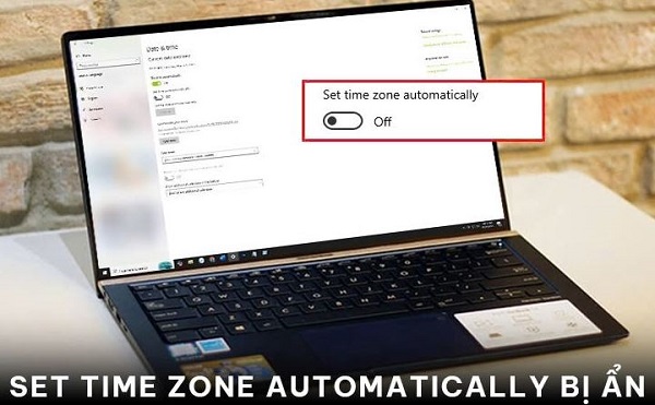 Tips to fix Set time zone automatically hidden error Picture 1