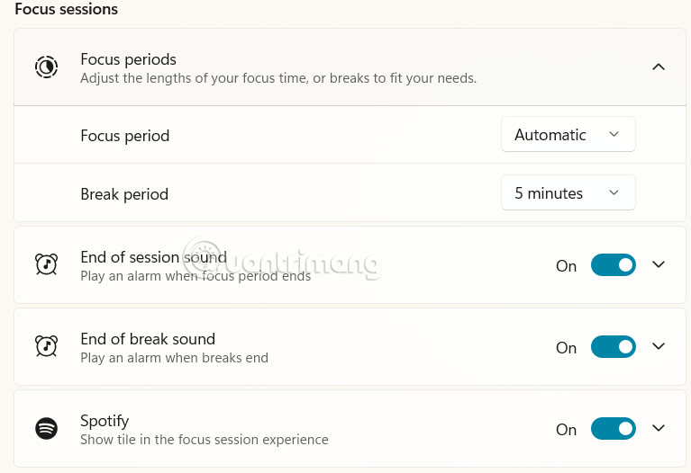 Tips to focus more on work with Focus Sessions Windows 11 Picture 6