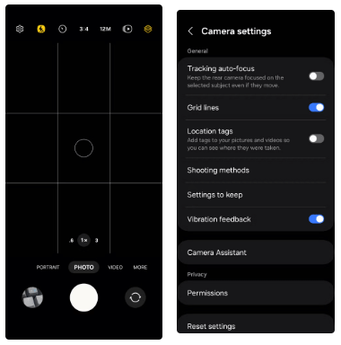 Tips to permanently turn off the sound when taking photos on Samsung phones Picture 1