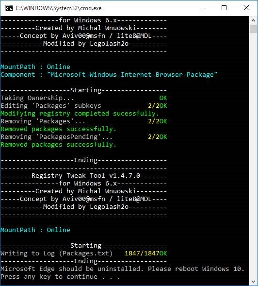 Tips to remove Microsoft Edge on Windows 10 Picture 5