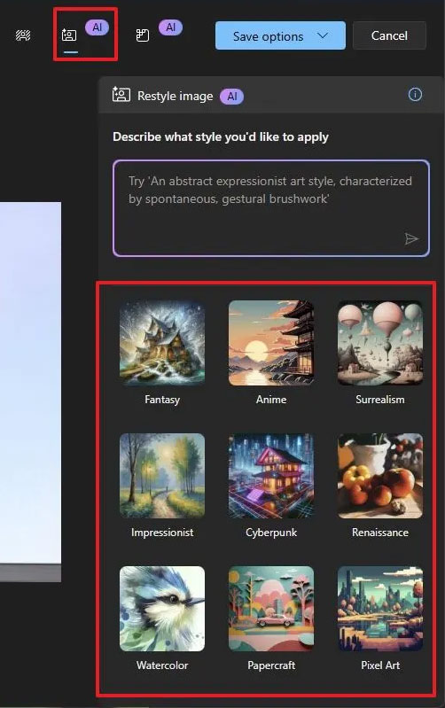 Tips to turn photos into works of art on Photos Windows 11 Picture 1