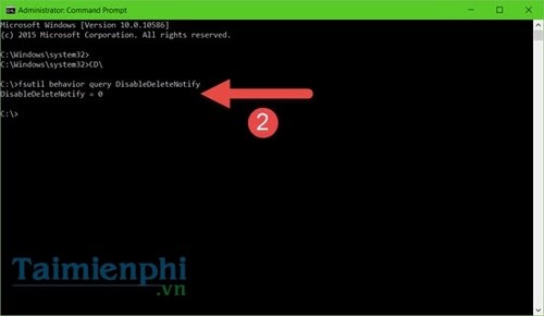 Picture 3 of To enable Trim, use the Trim command on Windows.