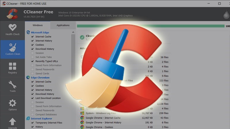Top 10 software to clean up computer junk quickly Picture 3
