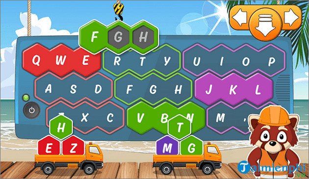 Picture 14 of Top 10 typing practice games for children, helping them type faster with all ten fingers.