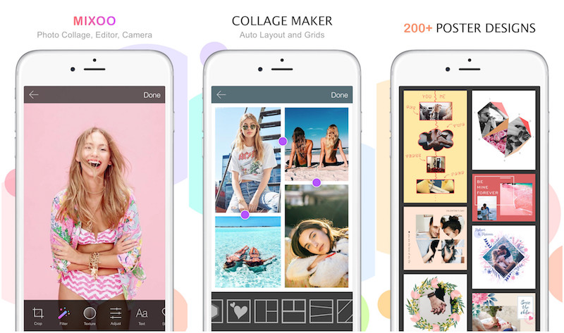 Top 12 latest free photo collage software on mobile phones Picture 5