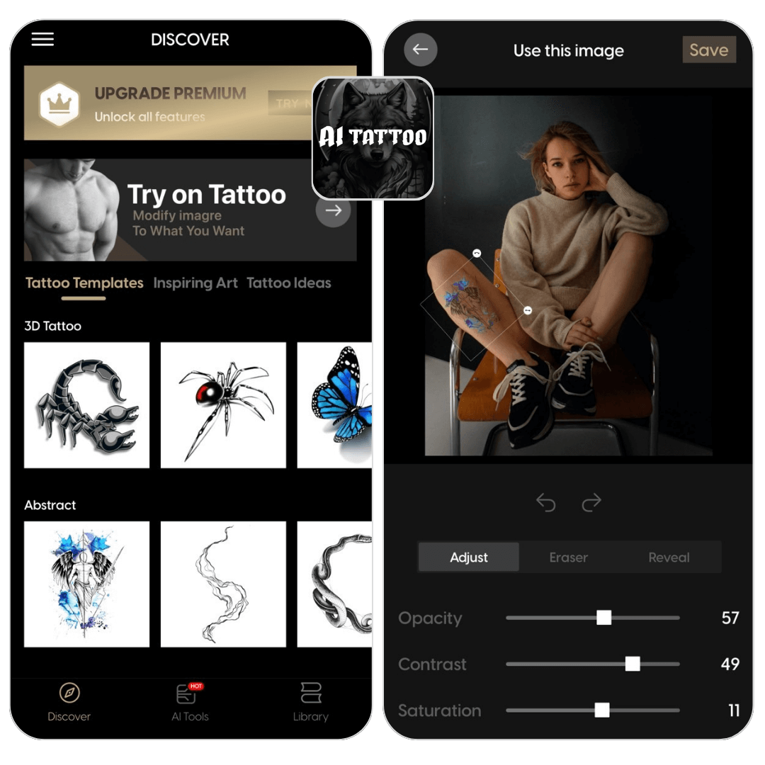 Picture 10 of Top 15 websites with many beautiful tattoo designs.