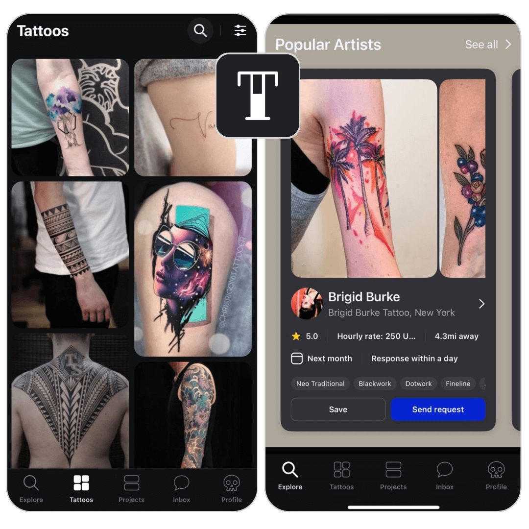 Picture 9 of Top 15 websites with many beautiful tattoo designs.