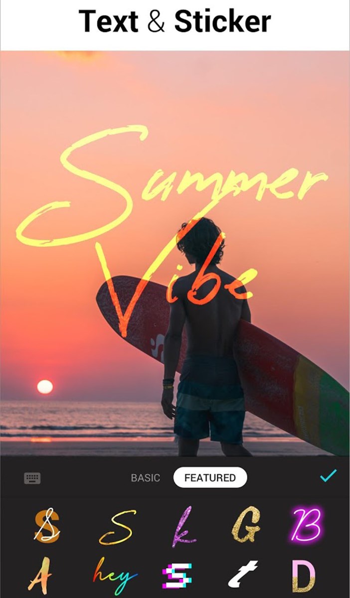 Top 16 apps for writing beautiful letters, inserting letters into photos on your phone Picture 12