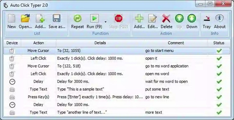Top 5 best Auto Click software that doesn't take up the mouse 2024 Picture 5