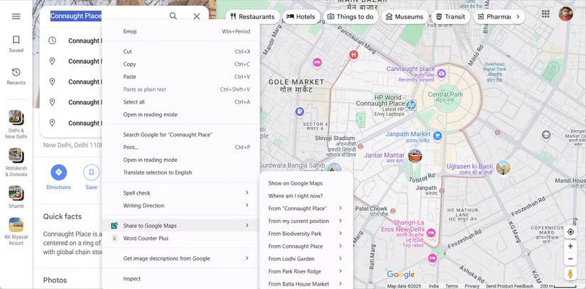 Top 5 extensions to add more features to Google Maps Picture 4