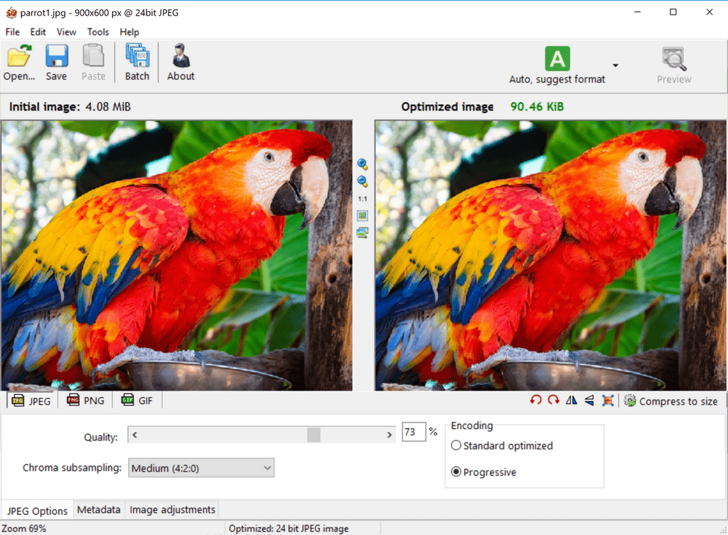 Top 5 Free Image Compression and Image Size Reduction Software Picture 3