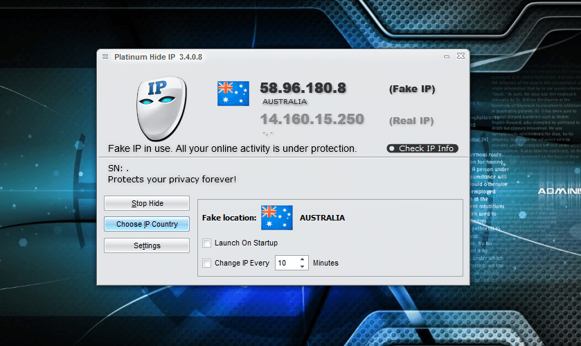 Top 9 best free security Fake IP software today Picture 7