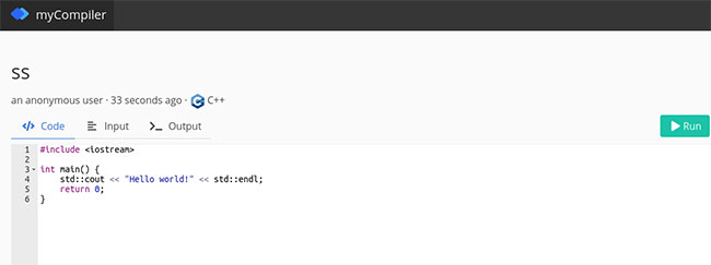 TOP 9 websites that support online C/C++ programming compilation Picture 6