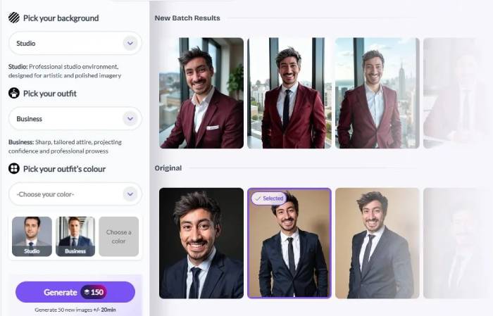 images 4 of TOP AI tools for creating professional portrait photos