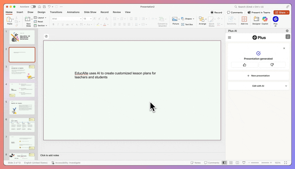 images 1 of TOP AI tools for creating the best presentations