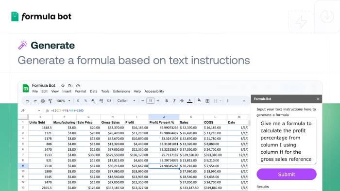images 5 of Top AI tools for Microsoft Excel to help analyze data, create formulas and charts.
