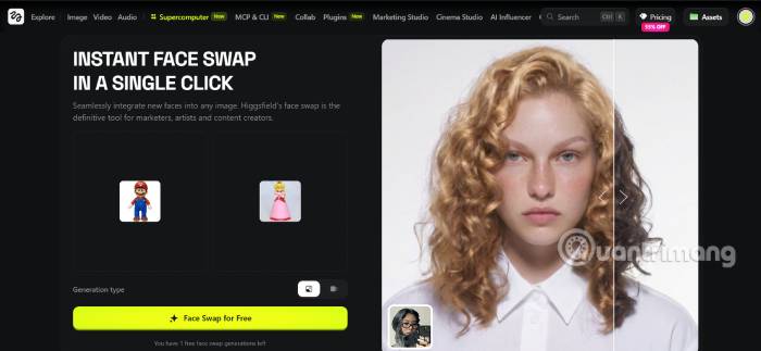 images 1 of TOP AI tools for realistic face swapping in photos and videos.