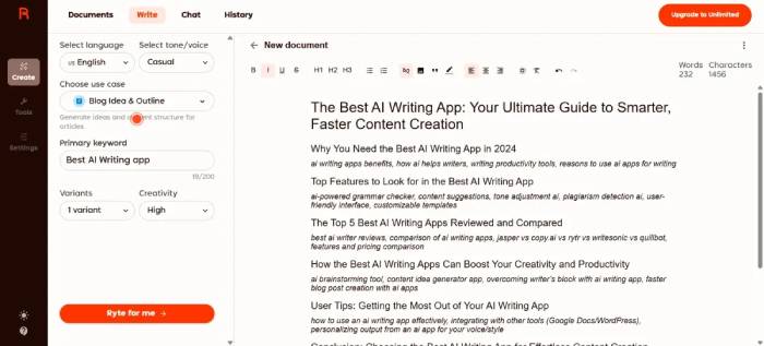 images 6 of TOP best AI tools for writing content