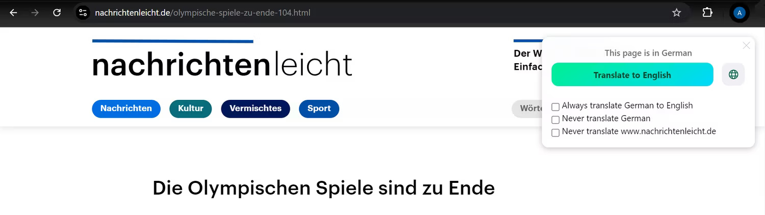 Top best browser tools to translate websites Picture 6