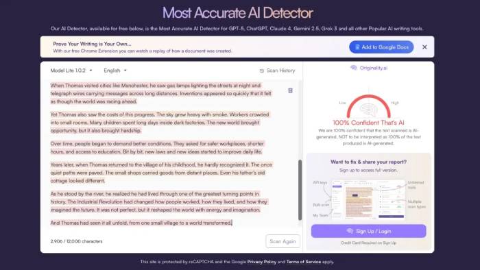 images 3 of TOP most accurate AI content detection tools