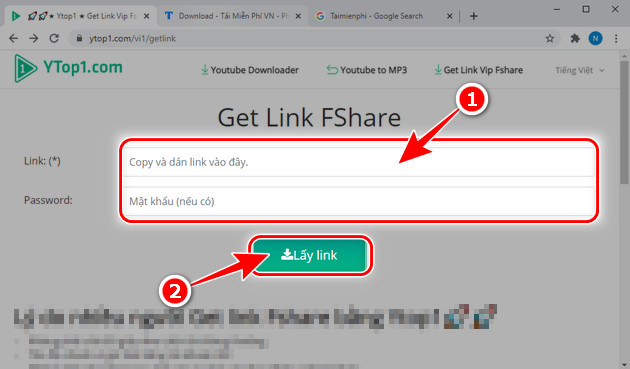 Top Website Get High Speed ​​VIP Link, Get Max Speed ​​Fast Download Link Picture 1
