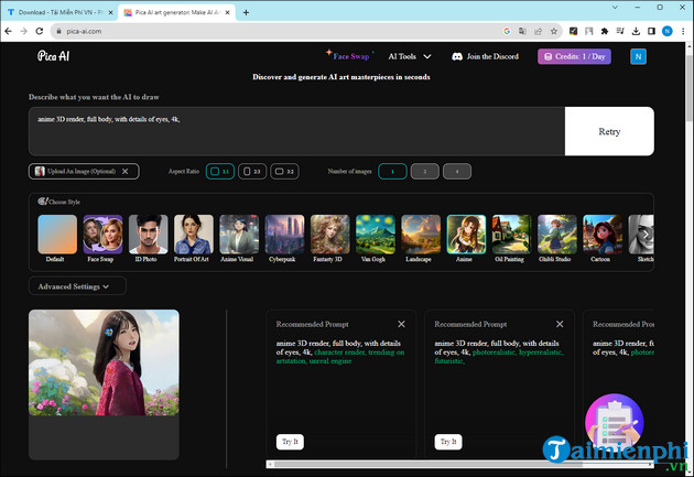 Top Website to create anime images online without free software Picture 5