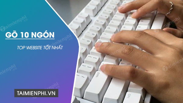 Picture 1 of Top websites for practicing 10-finger typing and improving keyboard speed.