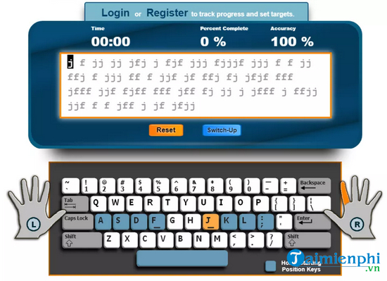 Picture 7 of Top websites for practicing 10-finger typing and improving keyboard speed.