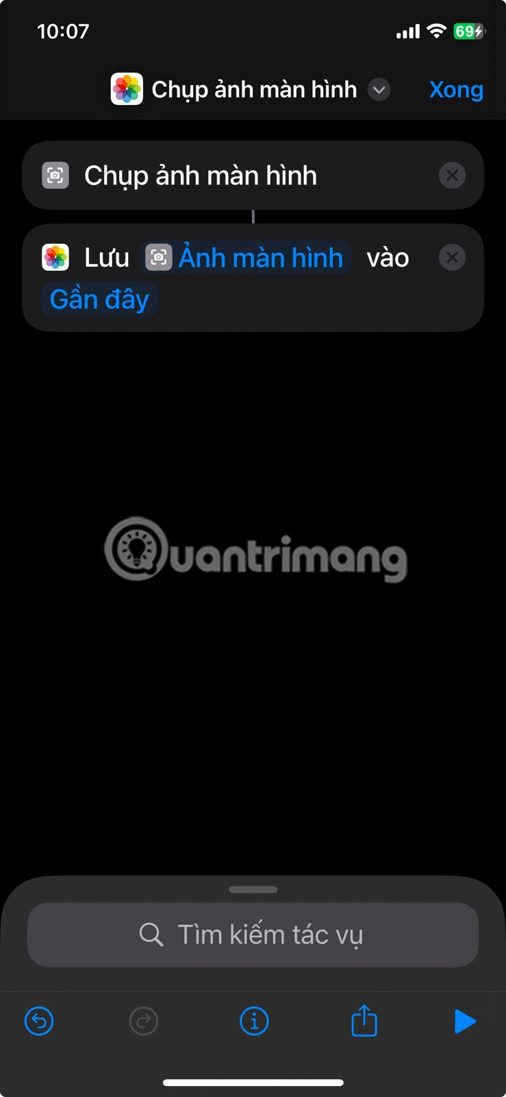 Trick to take screenshots using iPhone's Action button Picture 3