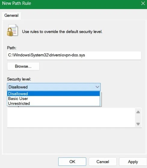 Fix for OpenVPN driver vulnerabilities that cause Windows systems to crash Picture 8