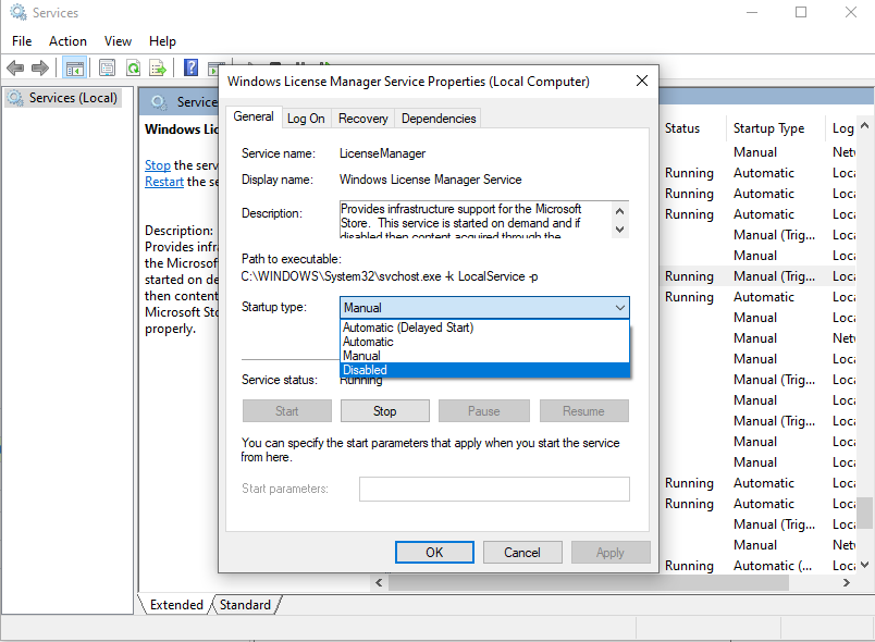 Turn off the Your Windows license will expire soon notification on Windows 10 Picture 4
