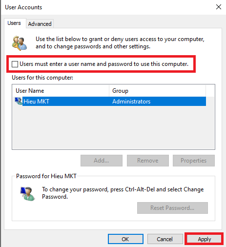 images 1 of Turn off Windows 10 login password when starting up