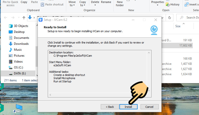 Turn your phone into a webcam with iVCam Webcam software Picture 6