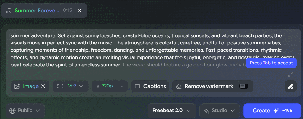 images 6 of Turn your songs into videos automatically with FreeBeat AI.