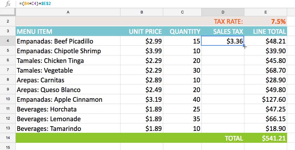 Types of cell references Picture 10