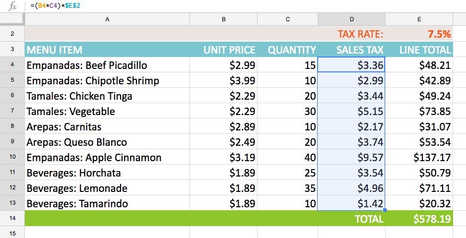Types of cell references Picture 12