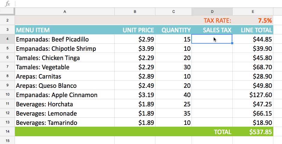 Types of cell references Picture 8