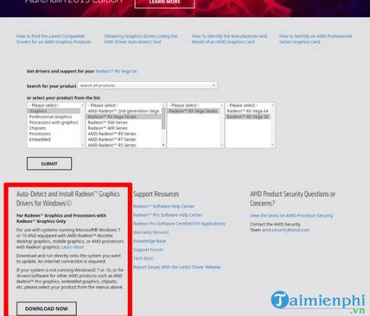 Picture 5 of Update AMD graphics card drivers on Windows 10
