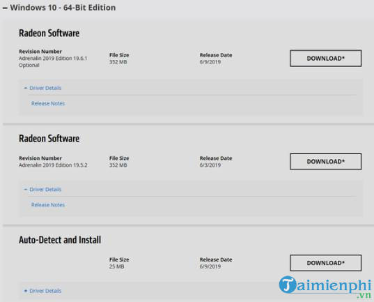 Picture 6 of Update AMD graphics card drivers on Windows 10