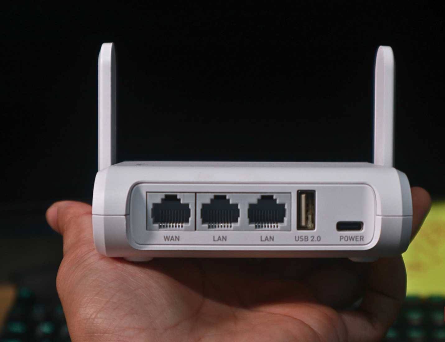 USB-C accessories make working in a coffee shop more feasible. Picture 1