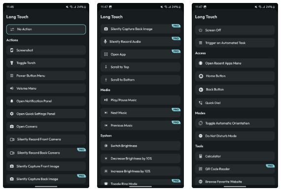 Use Action Notch to Add iPhone's Scroll-to-Top Gesture to Android Phones Picture 3