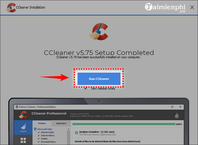 Picture 5 of Use CCleaner to clean up junk files and optimize your system.