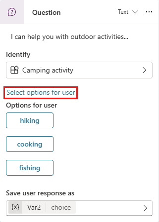 Picture 6 of Use entities and fill in the blanks in the agent.