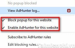 Picture 3 of Use the Adhunter feature to block ads on Maxthon.