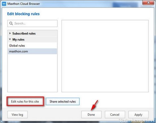Picture 4 of Use the Adhunter feature to block ads on Maxthon.