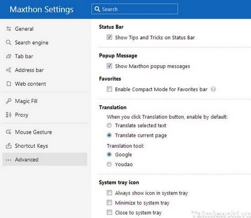 Picture 7 of Use the Adhunter feature to block ads on Maxthon.