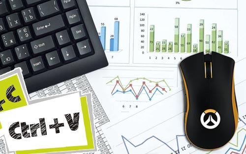 Picture 1 of Using Paste in Excel, use Paste Special to move data in an Excel spreadsheet.