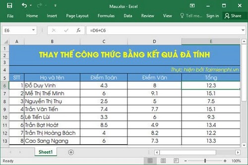 Picture 19 of Using Paste in Excel, use Paste Special to move data in an Excel spreadsheet.