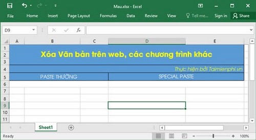 Picture 34 of Using Paste in Excel, use Paste Special to move data in an Excel spreadsheet.